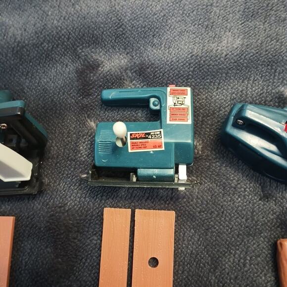 Imperial Toys Skil Sharp Workshop Power Tools Mini Wind Up Motor Vintage 1988 - Picture 3 of 10